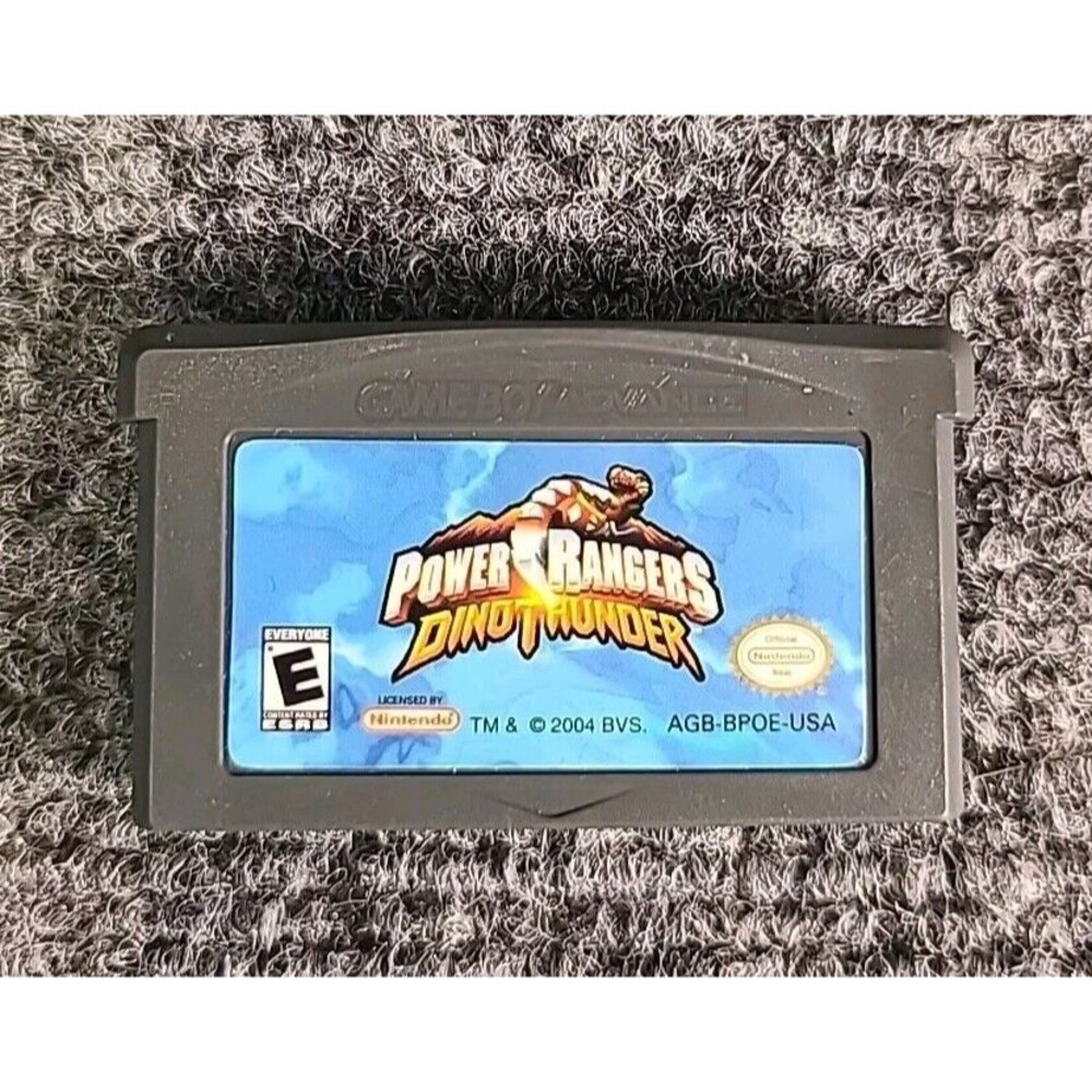 GBA Power Rangers: Dino Thunder (Nintendo Game Boy Advance) Cart Only Tested